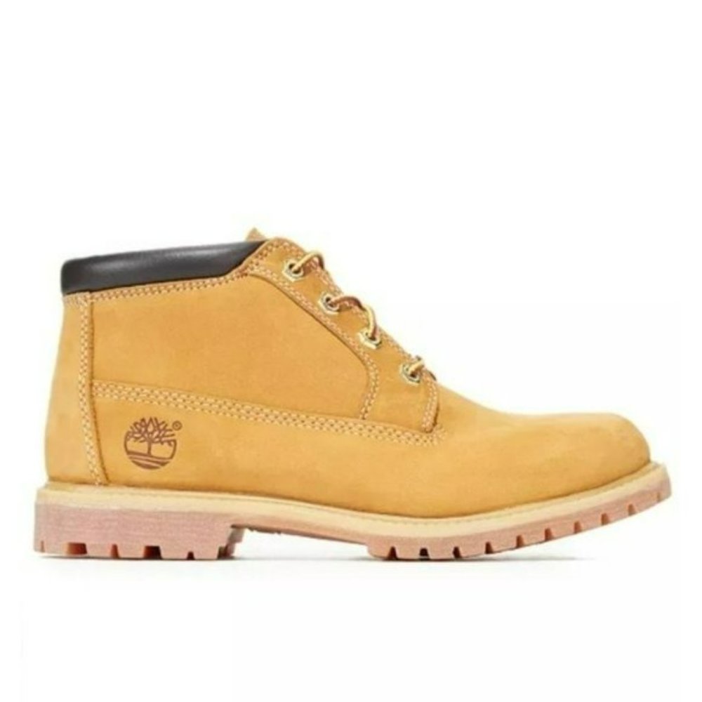 Timberland Nellie Lace Up Utility Waterproof Lug Sole Boots Wheat - Picture 2 of 8